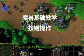 魔兽争霸3的基础按键教学，不要再问我怎么剔除编队的啦！！