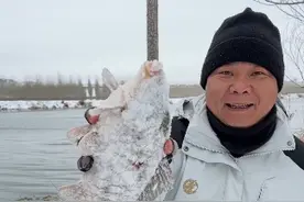 下雪天钓鱼 冻感冒了 #dou是钓鱼人 #野钓鲫鱼  #墙夼水库视频封面