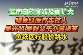 云南白药案波及面扩大 曝鱼跃医疗实控人吴光明、吴群父子亦曾被查 鱼跃医疗股价跳水视频封面