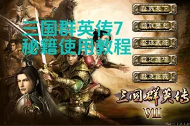 三国群英传7秘籍使用教程 注意：输入的时候代码中间需要敲空格键