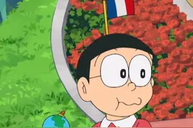 哆啦A梦：大雄用海外旅行机体验法国，胖虎小夫被环球之旅坑惨了视频封面