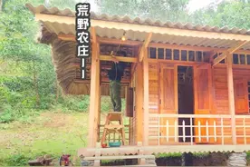 超长视频，一口气看完厨房搭建过程 #荒野建造
