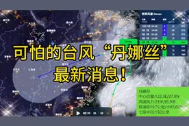 台风“丹娜丝”，势如猛虎来。