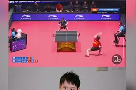 30日乒超联赛，王楚钦对阵孙闻，局局爆分，最后一球全场掌声！