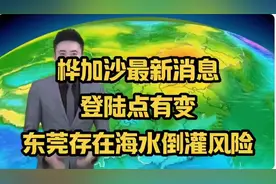 登录点有变！桦加沙最新消息，东莞有海水倒灌风险