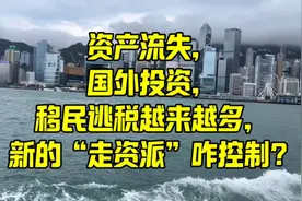 资产流失，国外投资，移民逃税越来越多，新的“走资派”咋控制？视频封面