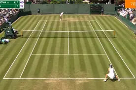 正播温网 王欣瑜VS穆霍娃 15-40落后逆转破发！接发太牛了