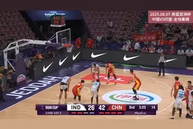 中国男篮100-69印度，全场集锦，王俊杰5中5砍13分，赵佳义17分视频封面
