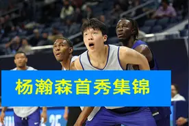 中国魔术师！杨瀚森首秀集锦！出神入化的传球让队友无比轻松！