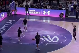 很难想象说库里适应不了cba强度，上海中国行库里三分训练太恐怖