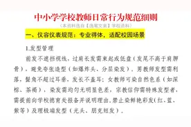 4500字🔥中小学学校教师日常行为规范细则❗视频封面