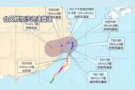 超强台风“台风桦加沙”路径预测，影响范围广，风力强劲！