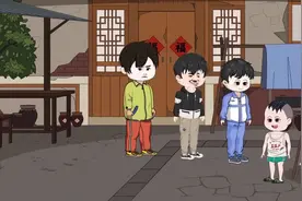 童年回忆：小伙伴们在老屋前嬉戏，快乐时光