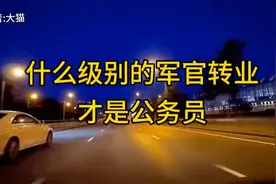 什么级别的军官转业才是公务员