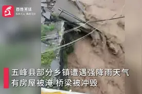 湖北五峰遭遇特大暴雨：房屋被淹车辆冲毁 局地降雨量超100毫米
