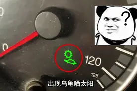 这个乌龟晒太阳又是什么意思呢？ #故障灯 #汽车知识