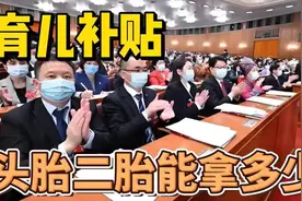 刚刚两会提出发放育儿补贴，头胎二胎甚至三胎，到底能给多少钱？