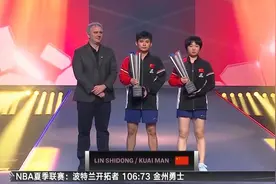 WTT美国大满贯：国乒夺首冠 林诗栋、蒯曼问鼎混双