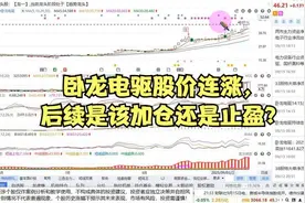 卧龙电驱股价连涨，后续是该加仓还是止盈？