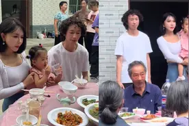 庞麦郎认龚玥菲女儿为干女儿，在农村摆酒席办仪式，邀全村人吃席