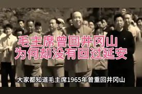 毛主席曾回过井冈山，为何却没回过延安？视频封面