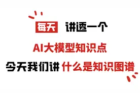 挑战每天讲透一个AI大模型知识点，今天我们讲什么是知识图谱视频封面