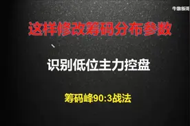 看懂筹码峰分布，识别主力控盘#股票知识#干货分享