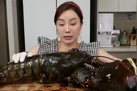 超大的鲜活波龙，见识一下吃货是怎么弄来吃掉的，真是开眼界了