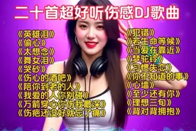 二十首超好听伤感DJ歌曲《英雄泪》《陪你到老的人》《习惯失恋》