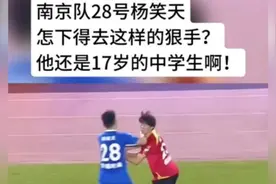 南京队28号锁喉动作#足球 #体育精神 #苏州#南京#苏超