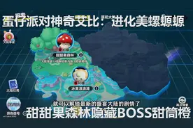蛋仔派对神奇艾比：进化美螺螈螈 甜甜果森林隐藏BOSS甜筒橙