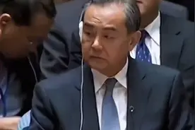 抬手不是抱歉而是你还得练 #中国外交部长#王毅#压迫感十足