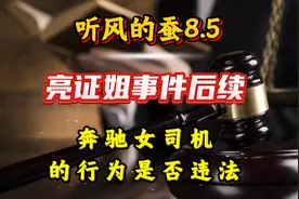 亮证姐事件后续：奔驰女司机的行为是否违法？