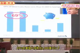 金一南：70%美国人几乎不存钱，银行没钱，只能发债，这是大问题视频封面