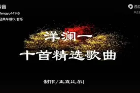 洋澜精选十首经典歌曲收藏吧