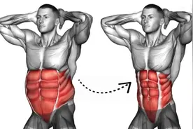 脂肪最害怕的动作，轻松缩小肚腩并腹肌显现