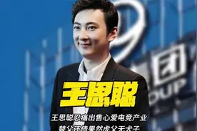 王思聪忍痛出售心爱电竞产业，替父还债，果然虎父无犬子