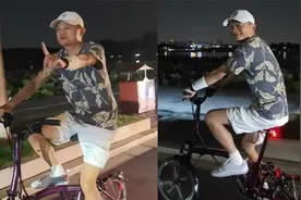 61岁马云夜骑西湖被偶遇，亲切聊天毫无架子，所骑自行车价格不菲