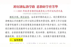 5000字🔥思教研学育芳华——学校教导处工作计划及序列表❗视频封面