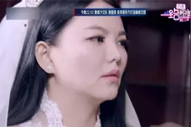 李湘穿蕾丝透视婚纱，胸围太傲人，王岳伦低头看得挪不开眼