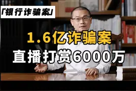 1.6亿诈骗案：直播打赏6000万 #银行女职员虚构理财产品诈骗