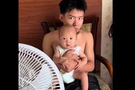 女子模仿咱家风扇坏了的梗，老公和孩子的表情绝了！😂😂😂