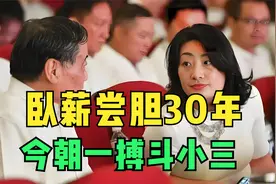 卧薪尝胆30年，今朝翻身斗小三