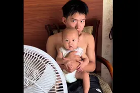 女子模仿咱家风扇坏了的梗，老公和孩子的表情绝了！😂😂😂