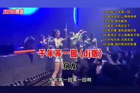 2025DJ舞曲《千年等一回》《心啊疼疼疼》