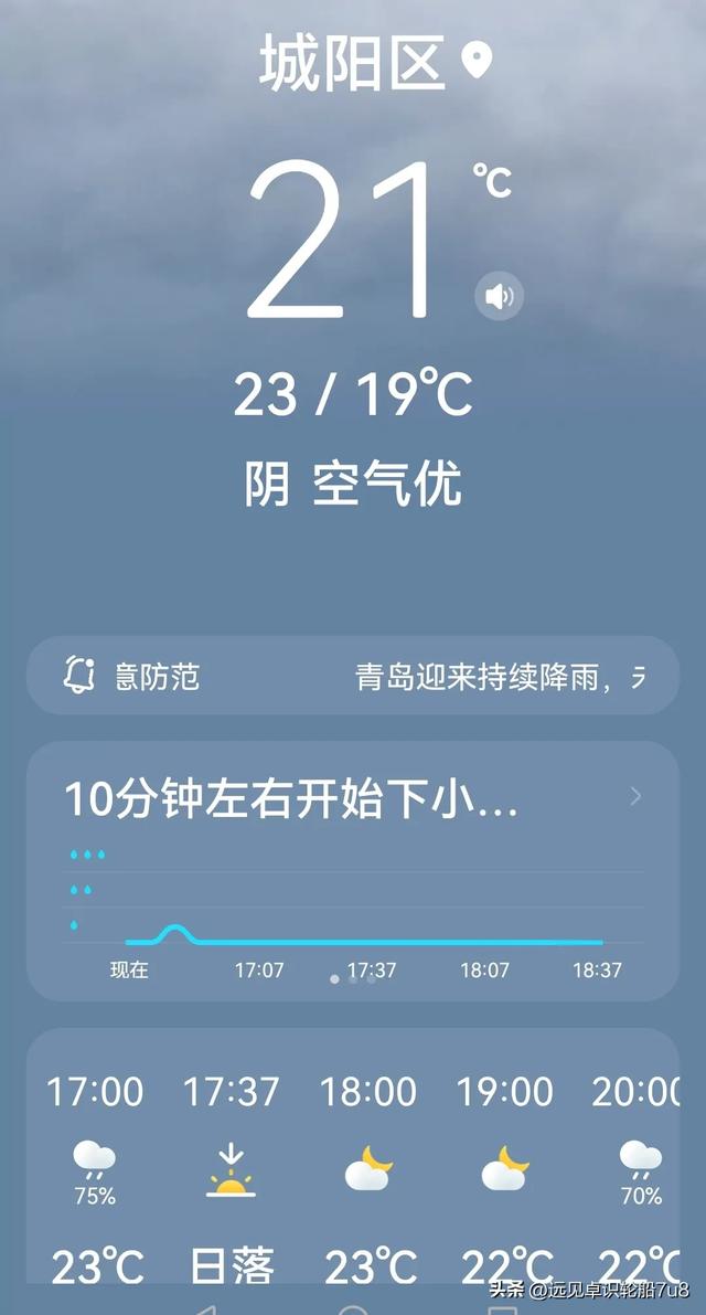 青岛近期降雨你感受如何