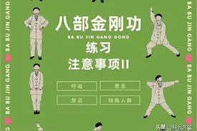 每日健身：坚持练习八部金刚功，帮助我们提升身体免疫力、恢复力图片