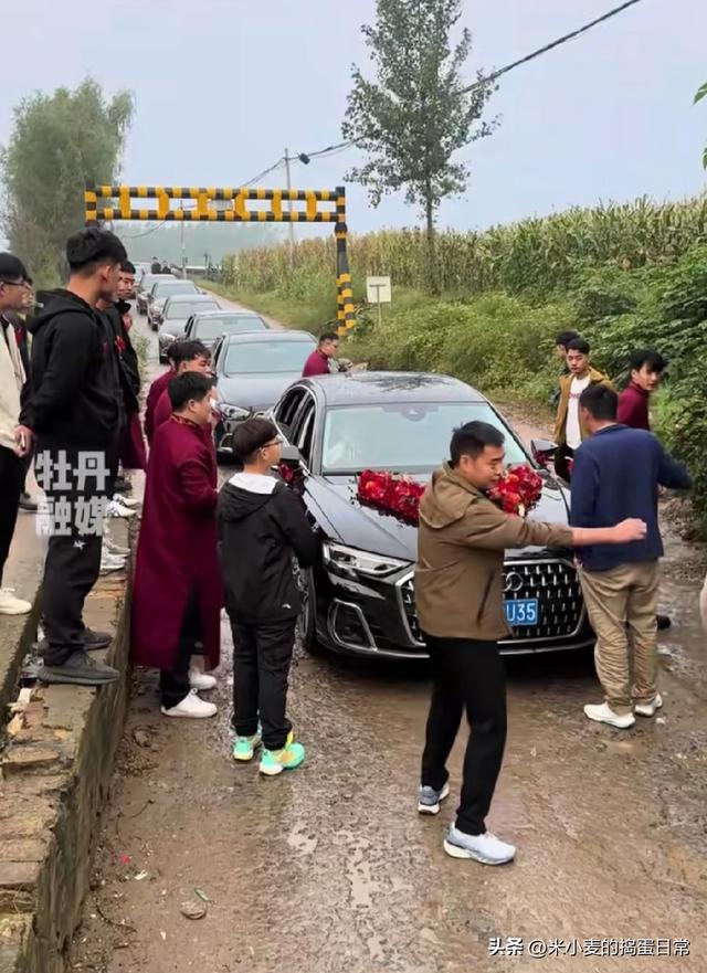 婚车碰头僵持你有啥破局办法