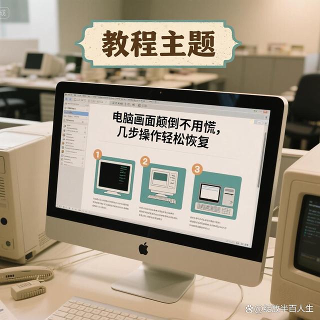 电脑画面颠倒不用慌，几步操作轻松恢复