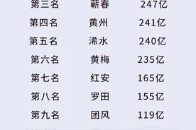 湖北省黄冈市GDP排行榜：为何这些地方如此繁荣？图片